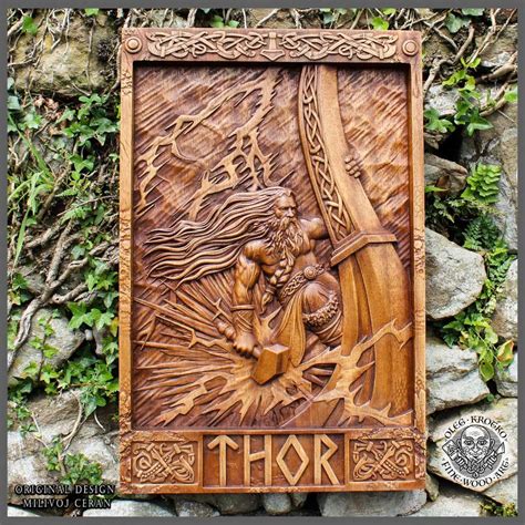 norse wood carving